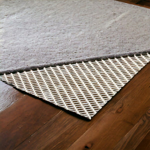 Homeroots 8' X 11' Ivory Queen's Supreme Non Slip Rug Pad  Polyvinyl Chloride 392333