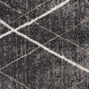 HomeRoots 5' Modern Distressed Area Rug in Gray and Beige – Stylish Soft Texture for High-Traffic Spaces 8' X 11' 392345