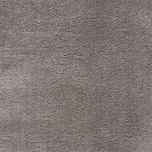 HomeRoots 5' Gray Modern Solid Shag Area Rug - Plush, Durable, and Stain-Resistant for Cozy Living Spaces 7' X 9' 392379