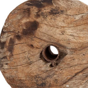 Homeroots 26" Brown Tabletop Sculpture  Manufactured Wood 392388