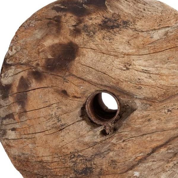 Homeroots 26" Brown Tabletop Sculpture  Manufactured Wood 392388