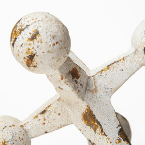 Homeroots Set Of Three Iron Jack Sculptures  Glass 392418