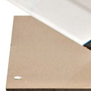 Homeroots 6" Optical Glass Cube And Gold Sculpture  Metal 392458