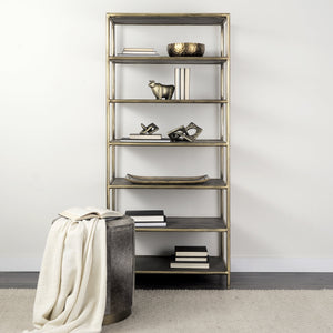 Homeroots Handcrafted Rustic Gold Large Abstract Sculpture  Metal 392465