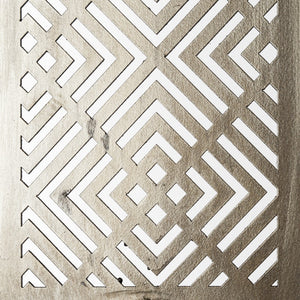 Homeroots Set Of Three Gold Metal Modern Abstract Tabletop Sculpture  Metal 392479