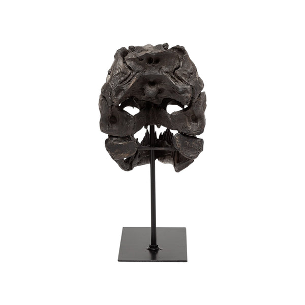 Homeroots 12" Brown Fabric Dinosaur Tabletop Sculpture  Fabric 392480