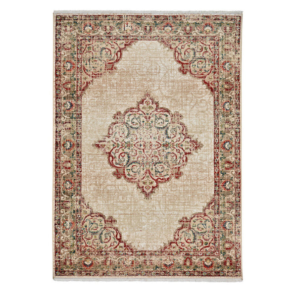 Capel Rugs Landis-kirman Vintage-modern Area Rug Collection: Timeless Designs With Easy-care Olefin Fiber Ivory, Red 100% Olefin 3925ns02060800638