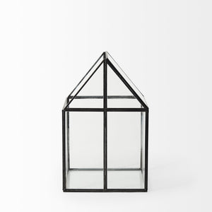 Homeroots House Shaped Glass Terrarium  Glass 392581