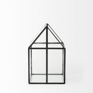 Homeroots House Shaped Glass Terrarium  Glass 392581
