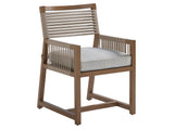 Tommy Bahama Outdoor 3925 St. Tropez Arm Dining Chair - Contemporary Outdoor Seating with Premium All-Weather Comfort