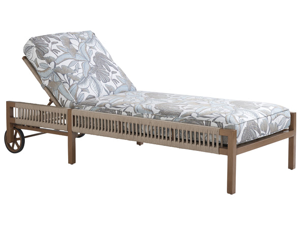 Lexington Tommy Bahama Outdoor 3925-75-40 St. Tropez Chaise Lounge - Premium All-weather Comfort For Stylish Outdoor Living Spaces  Wood 3925-75-40