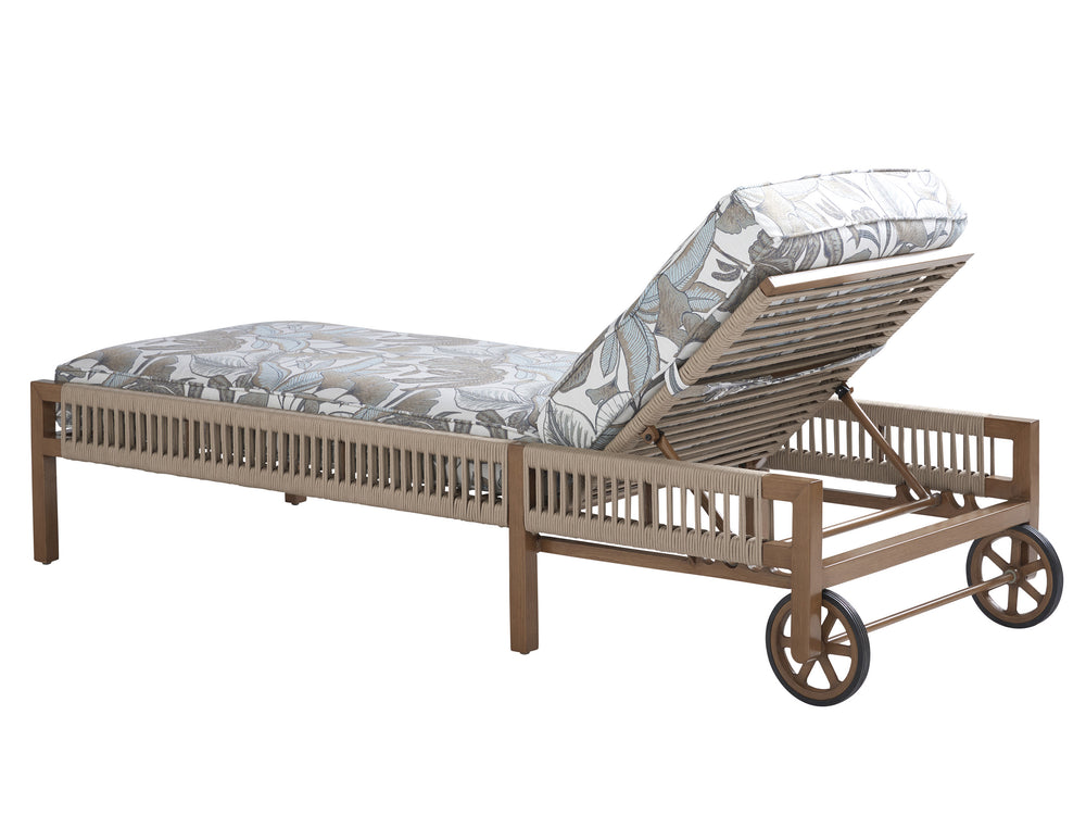 Lexington Tommy Bahama Outdoor 3925-75-40 St. Tropez Chaise Lounge - Premium All-weather Comfort For Stylish Outdoor Living Spaces  Wood 3925-75-40