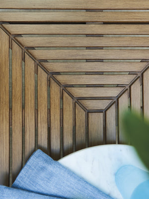 Lexington Tommy Bahama Outdoor 3925-876c Contemporary Rectangular Dining Table – Elegant Outdoor Living With Premium Design Features Medium Brown Wood 3925-876c