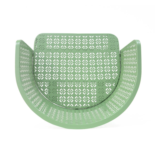 English Elm Christopher Knight Home® - Milan Outdoor Dining Chair Set of 2 — Rust-Resistant Iron Patio Chairs with Durable Weatherproof Design Green N775P229940G