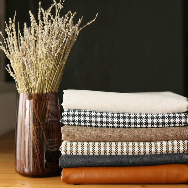 HomeRoots Set of 4 Chic White and Brown Faux Leather Pillow Covers for Modern Bohemian Home Decor Style 392622