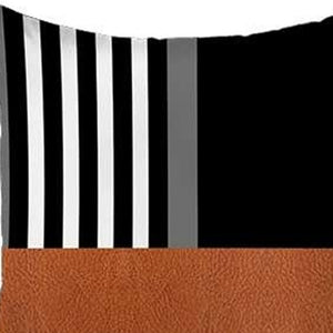 Homeroots Set Of 4 Brown And Black Printed Pillow Covers   392652