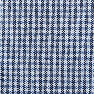 Homeroots Set Of 4 Blue Houndstooth Pillow Covers   392664