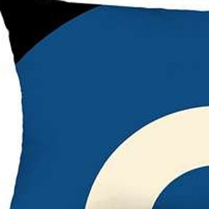 Homeroots Set Of 4 Blue Modern Lumbar Pillow Covers   392695