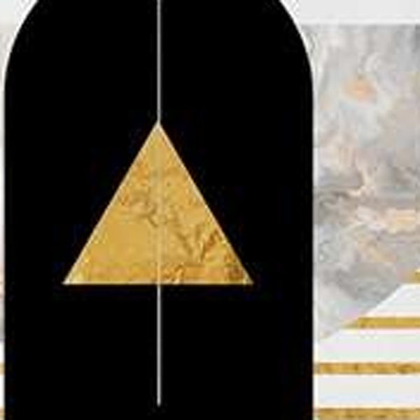 Homeroots Set Of 4 Yellow Geometric Printed Pillow Covers   392707