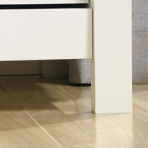 English Elm Dresser, Elegant White Finish With 4 Extra-Deep Drawers – Stylish Storage For Any Room Decor B356P402774