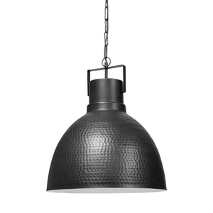 Homeroots Black Lantern Metal Dimmable Ceiling Light With Black Shades   392832