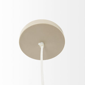 Homeroots Natural Cane Cylindrical Hanging Pendant Light   392844