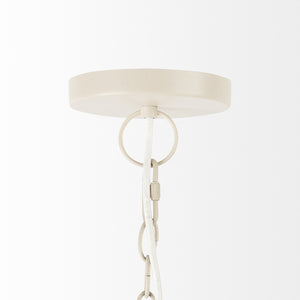 Homeroots Light Brown Six Tier Hanging Chandelier   392850