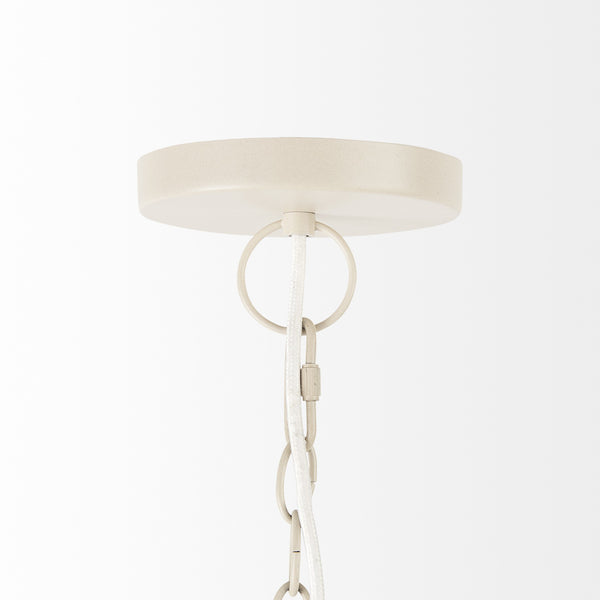 Homeroots Light Brown Six Tier Hanging Chandelier   392850