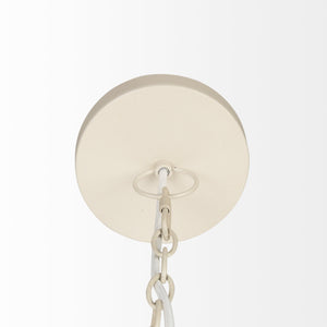 Homeroots Light Brown Six Tier Hanging Chandelier   392850