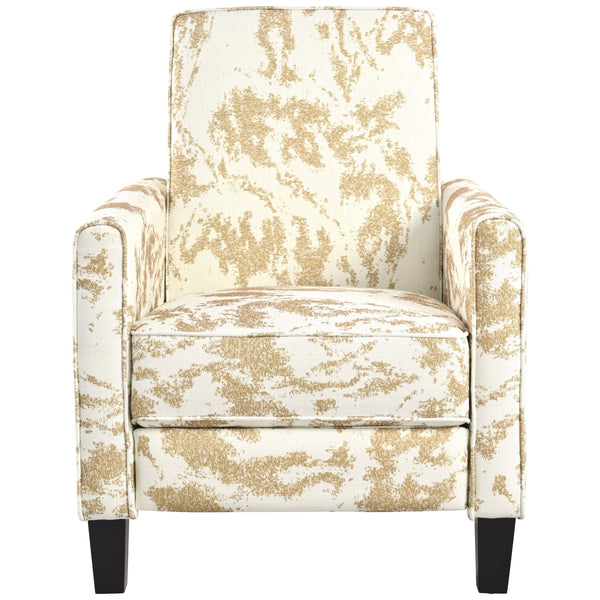 English Elm Christopher Knight Home® - 27.5" Push Back Recliner with Beech Legs, Deep Ergonomic Seat & Extendable Footrest for Rooms Yellow N763P256508G