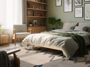 Homeroots 6' X 9' Blue And Ivory Southwestern Area Rug  Polypropylene 392953