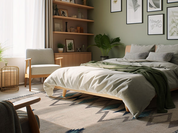 Homeroots 9' X 13' Navy And Ivory Tribal Pattern Area Rug  Polypropylene 392955