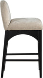 Waldorf Beige Chenille Fabric Stool 392Beige-C Meridian Furniture