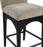 Waldorf Beige Chenille Fabric Stool 392Beige-C Meridian Furniture