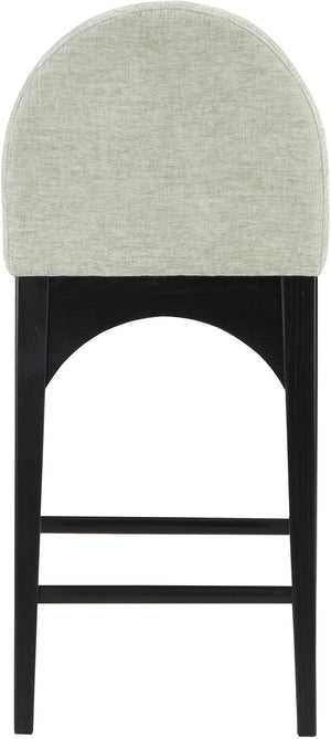 Waldorf Mint Chenille Fabric Stool 392Mint-C Meridian Furniture