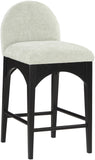 Waldorf Mint Chenille Fabric Stool 392Mint-C Meridian Furniture