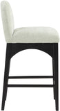 Waldorf Mint Chenille Fabric Stool 392Mint-C Meridian Furniture