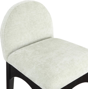 Waldorf Mint Chenille Fabric Stool 392Mint-C Meridian Furniture