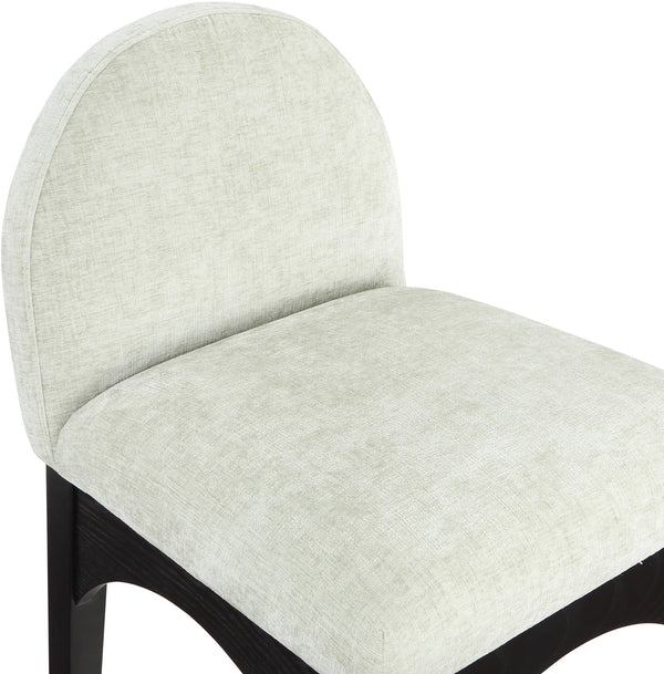 Waldorf Mint Chenille Fabric Stool 392Mint-C Meridian Furniture