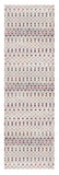 Homeroots 13' Runner Cream Ikat Area Rug  Polypropylene 393079