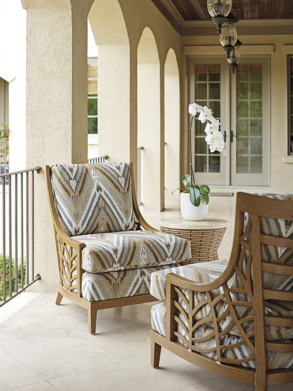 Lexington Tommy Bahama Outdoor 3930-09-40 Elegant Occasional Chair - Casual Transitional Design With Southwest Flair For Indoors & Outdoors  Wood 3930-09-40