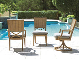 Lexington Tommy Bahama Outdoor 3930-13sr-40 Swivel Rocker Dining Chair - Elegant Transitional Design For Stylish Indoor-outdoor Spaces  Wood 3930-13sr-40