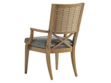 Lexington Tommy Bahama Outdoor 3930-13-40 Los Altos Valley View Arm Dining Chair – Stylish Aluminum Design For Indoor & Outdoor Use  Wood 3930-13-40