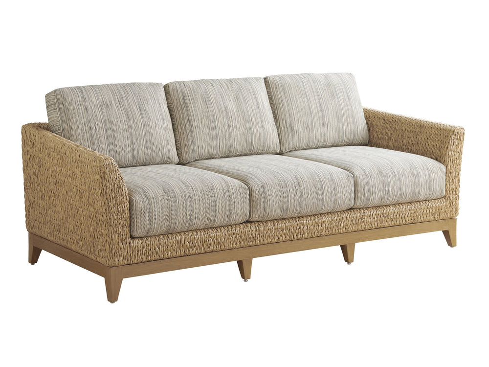 Lexington Tommy Bahama Outdoor 3930-33-40 Sofa - Elevate Outdoor Elegance With Transitional Design, Natural Materials & Style  Wood 3930-33-40