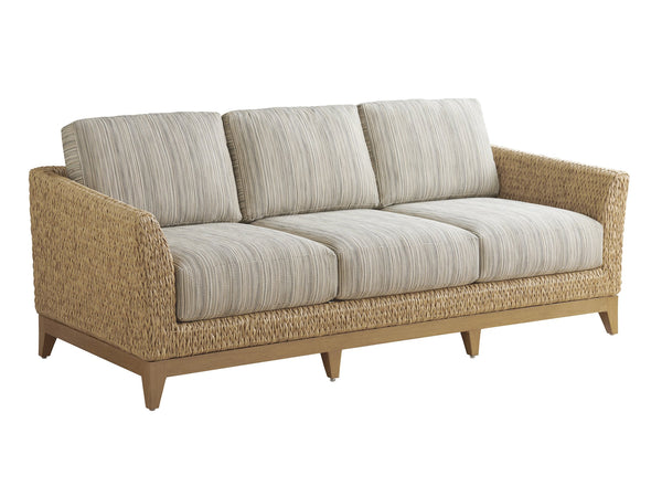 Lexington Tommy Bahama Outdoor 3930-33-40 Sofa - Elevate Outdoor Elegance With Transitional Design, Natural Materials & Style  Wood 3930-33-40