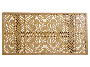 Lexington Tommy Bahama Outdoor 3930-877c Stunning Rectangular Dining Table With Southwest-inspired Design For Elegant Entertaining Light Brown Wood 3930-877c