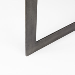 Homeroots 34" Brown Solid Wood And Metal Square Coffee Table   393163