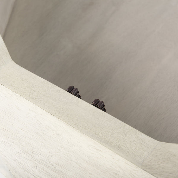 Homeroots 48" Natural Solid Wood Hexagon Lift Top Coffee Table   393174