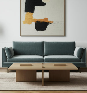 HomeRoots 34" Natural Wood Coffee Table - Stylish, Durable, Versatile Centerpiece for Modern and Rustic Spaces 393175
