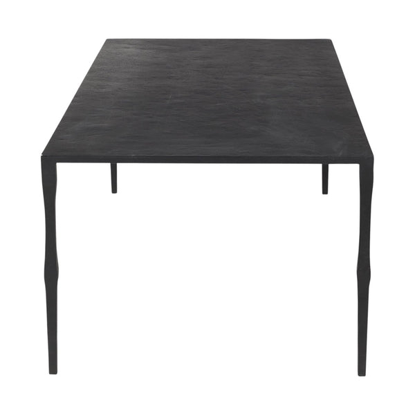 HomeRoots 22" Black Iron Coffee Table - Durable Industrial Design, Versatile for Living Rooms, Offices & More 393184